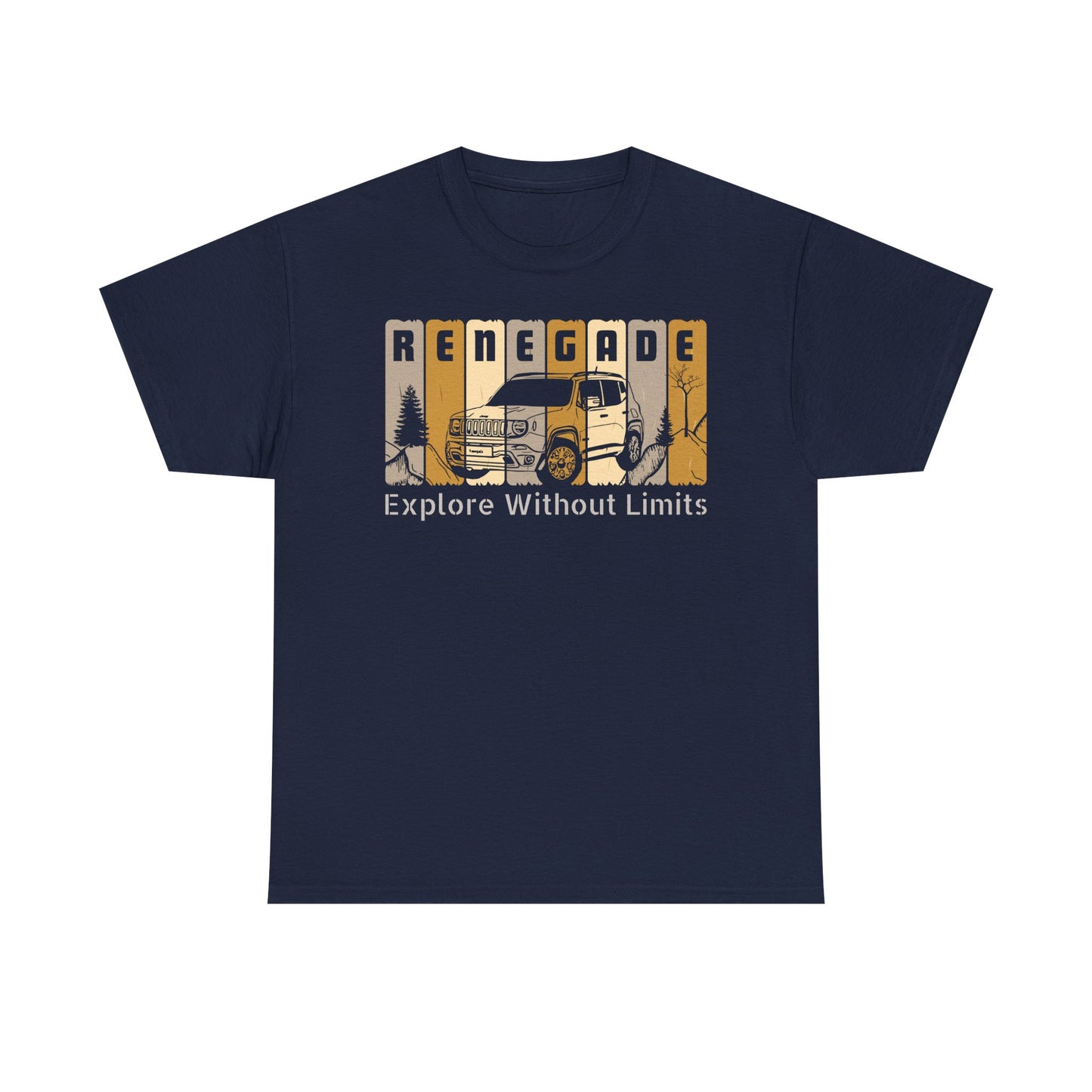 Jeep Renegade Tshirt - Explore without Limits, Unisex Tee Shirt, Adventure Gift, Off-Road Enthusiast Shirt, Explore Nature Shirt, Outdoor