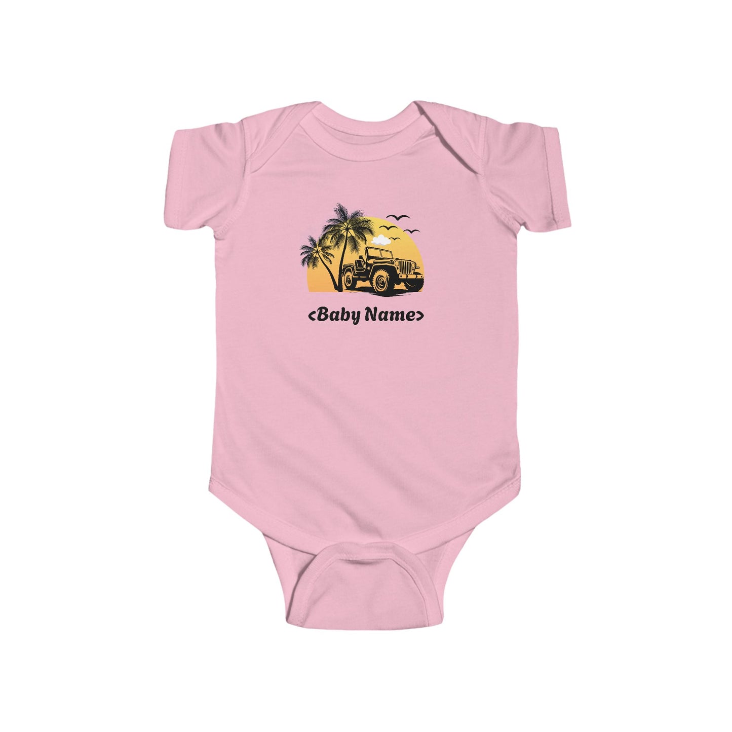 Jeep wrangler Baby Bodysuit, American Flag Onesie, Infant Jersey Romper, USA Pride Outfit, Patriotic Jumpsuit