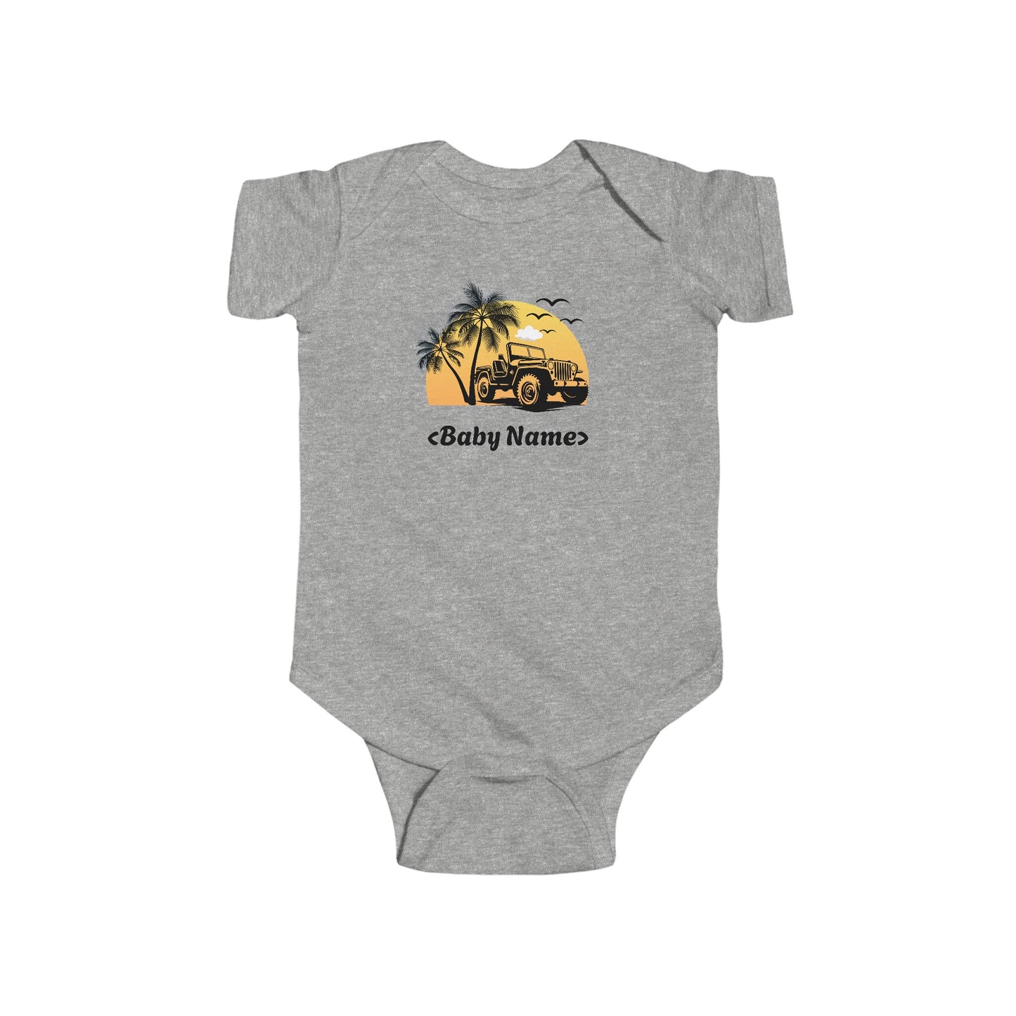 Jeep wrangler Baby Bodysuit, American Flag Onesie, Infant Jersey Romper, USA Pride Outfit, Patriotic Jumpsuit