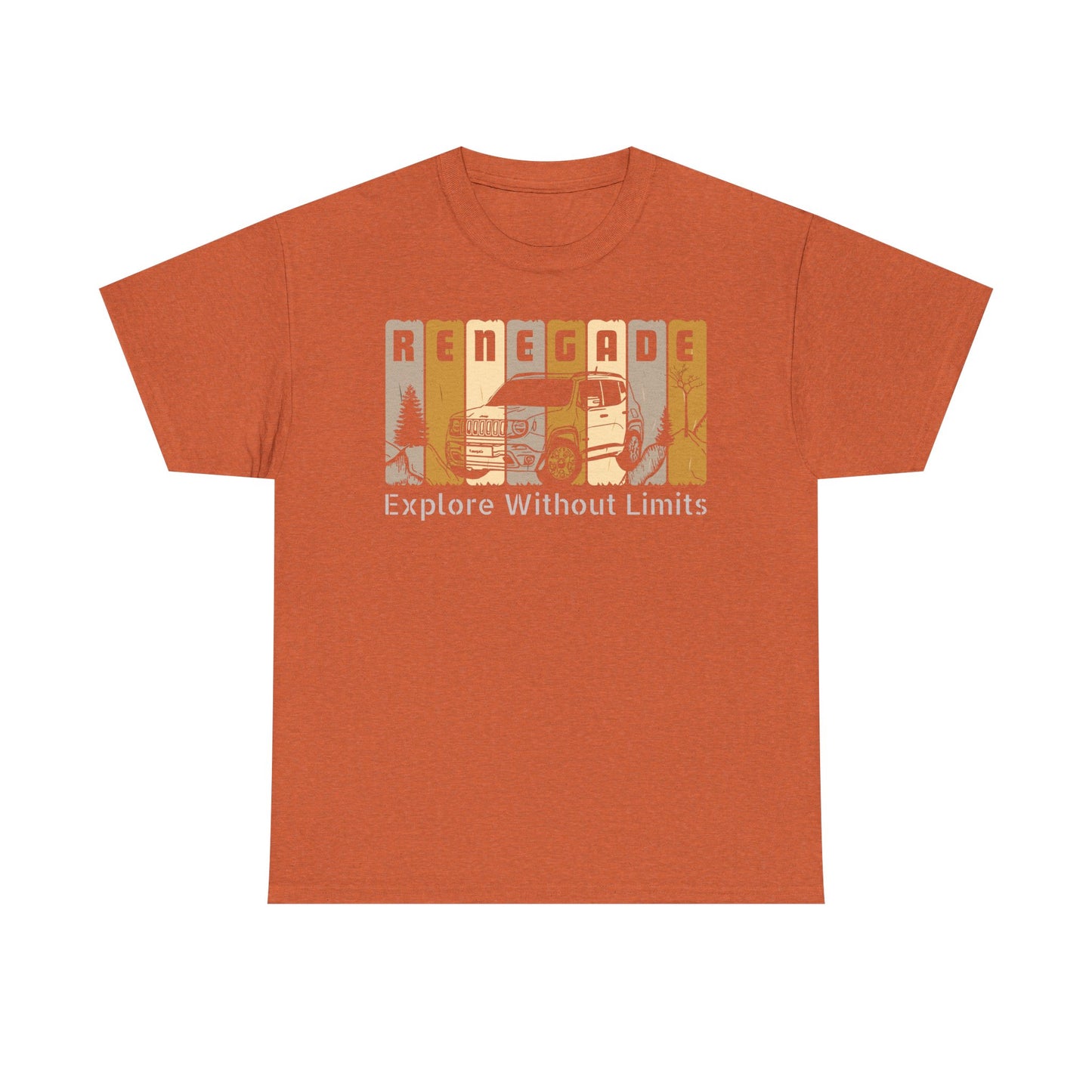 Jeep Renegade Tshirt - Explore without Limits, Unisex Tee Shirt, Adventure Gift, Off-Road Enthusiast Shirt, Explore Nature Shirt, Outdoor