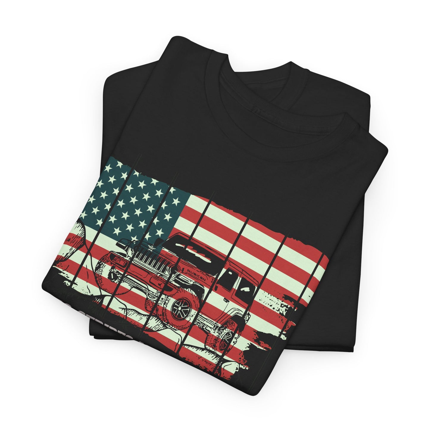 Jeep Renegade US Flag T-Shirt, Patriotic Tee, American Flag Shirt, Jeep Lover Gift, Off-Roading Apparel, 4th of July Clothing
