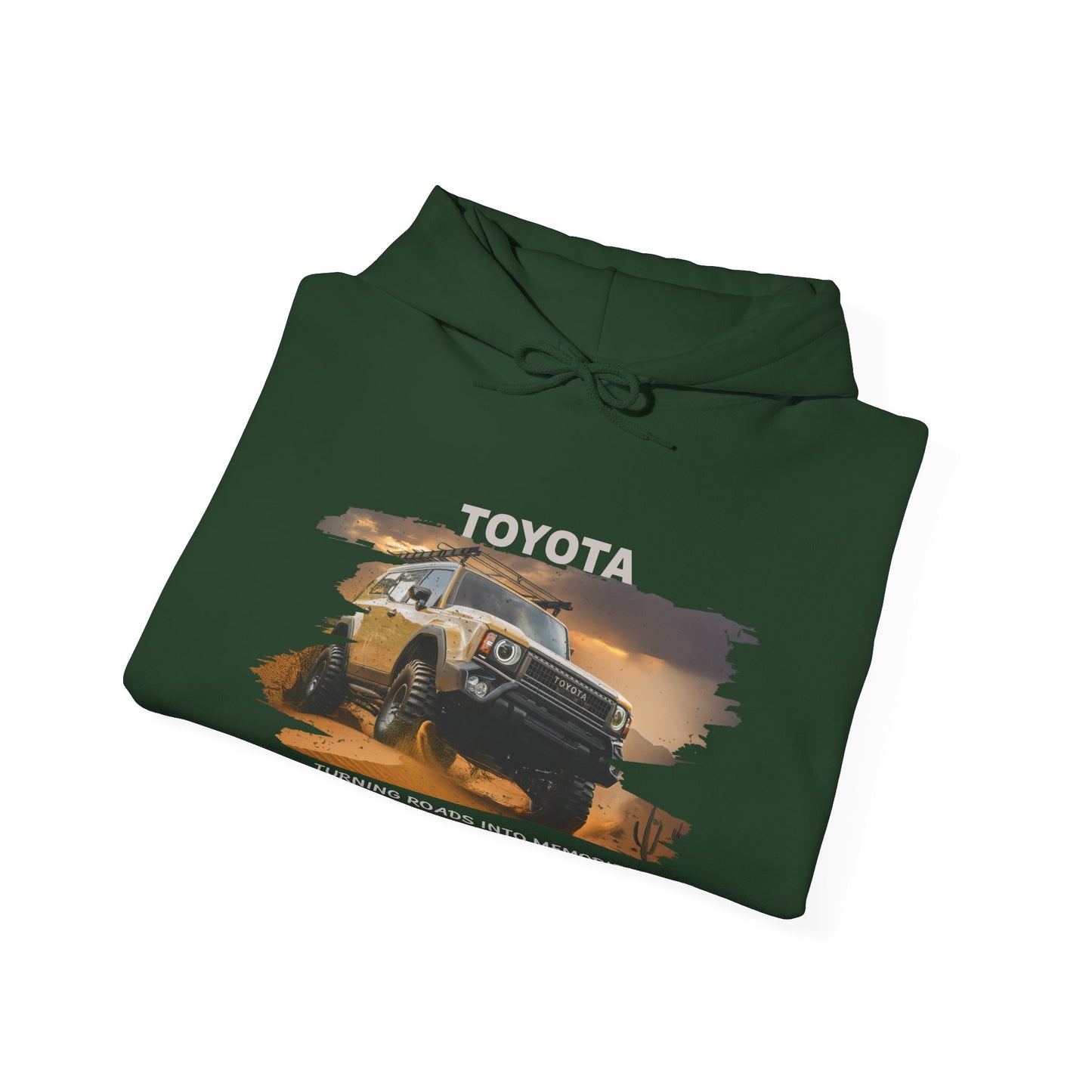 Toyota Overland Hoodie | Off road adventure jumper | 4x4 clothing | Landcruiser Prado |Unisex Heavy Blend™ Hooded Sweatshirt