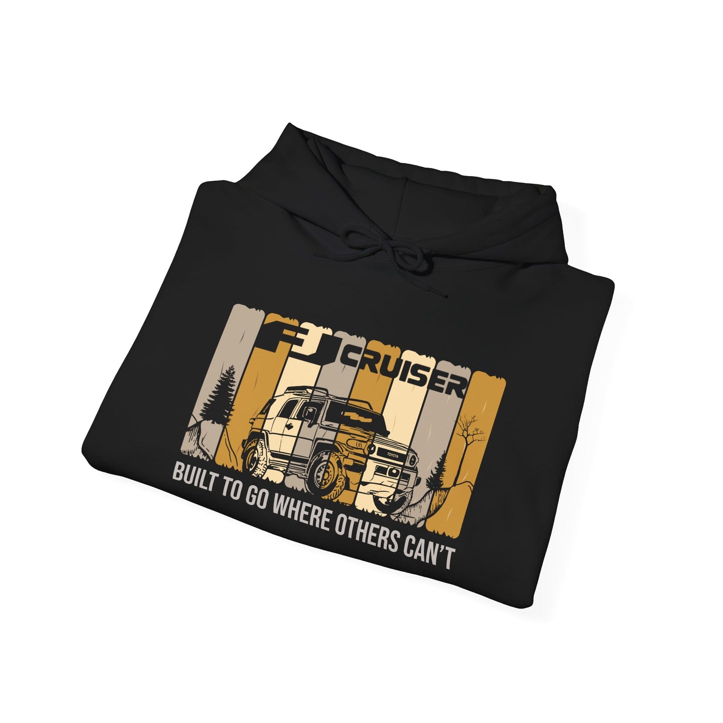 Fj Cruiser Overlanding Hoodie, Adventure Sweatshirt, Offroad Hooded Jumper, Camping Gift, Outdoor Clothing