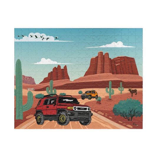 Moab Jigsaw Puzzle, Toyota FJ Cruiser , Overlanding, Offroading, 252 Piece Puzzle, Gift for Car Lovers, Fun Family Activity