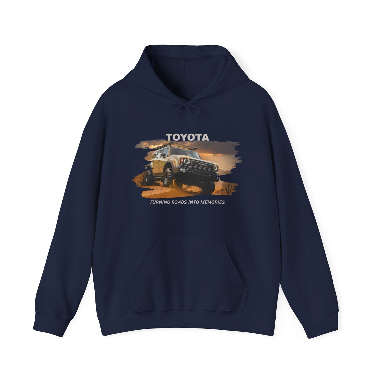 Toyota Overland Hoodie | Off road adventure jumper | 4x4 clothing | Landcruiser Prado |Unisex Heavy Blend™ Hooded Sweatshirt