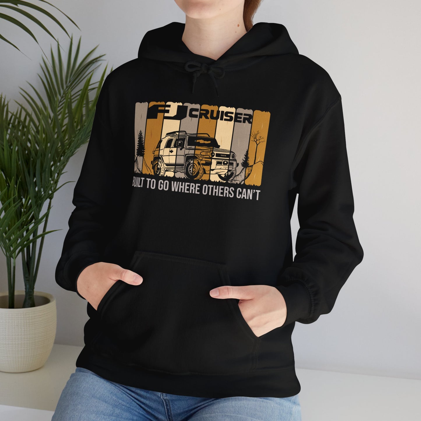Fj Cruiser Overlanding Hoodie, Adventure Sweatshirt, Offroad Hooded Jumper, Camping Gift, Outdoor Clothing