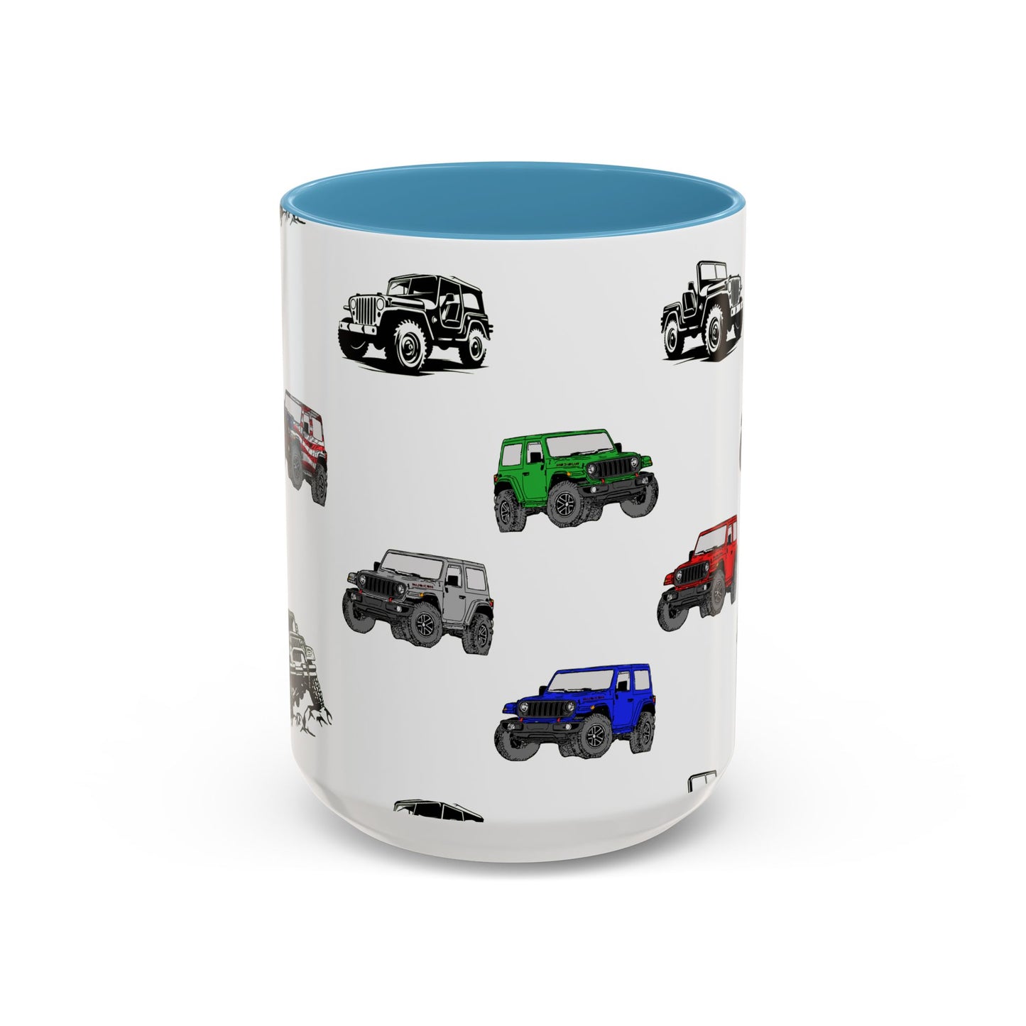 American 4x4 offroader Mug, Perfect for Coffee Lovers, Unique Gift Idea, Colorful Tea Cup, Vehicle Enthusiast Present, 11oz 15oz