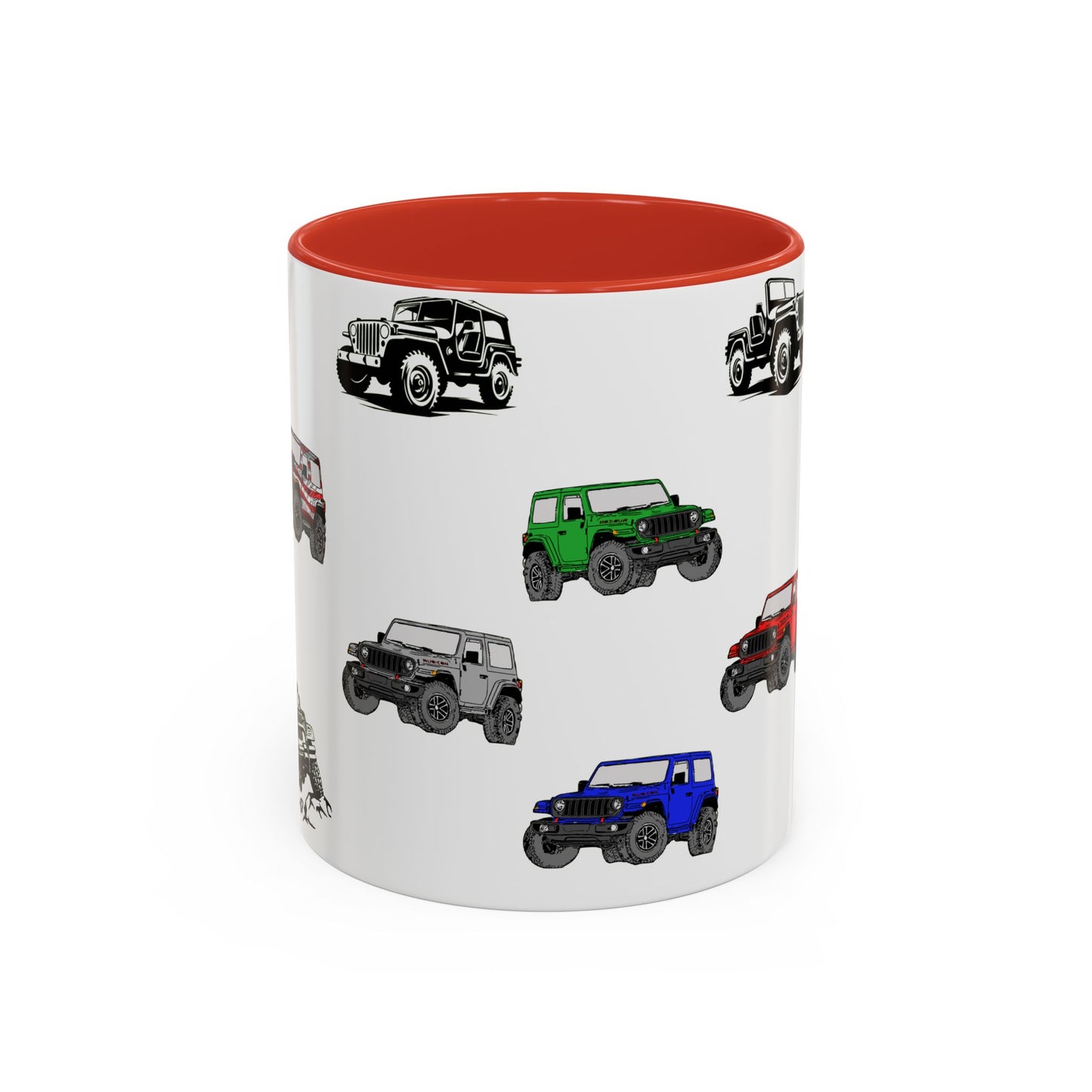 American 4x4 offroader Mug, Perfect for Coffee Lovers, Unique Gift Idea, Colorful Tea Cup, Vehicle Enthusiast Present, 11oz 15oz