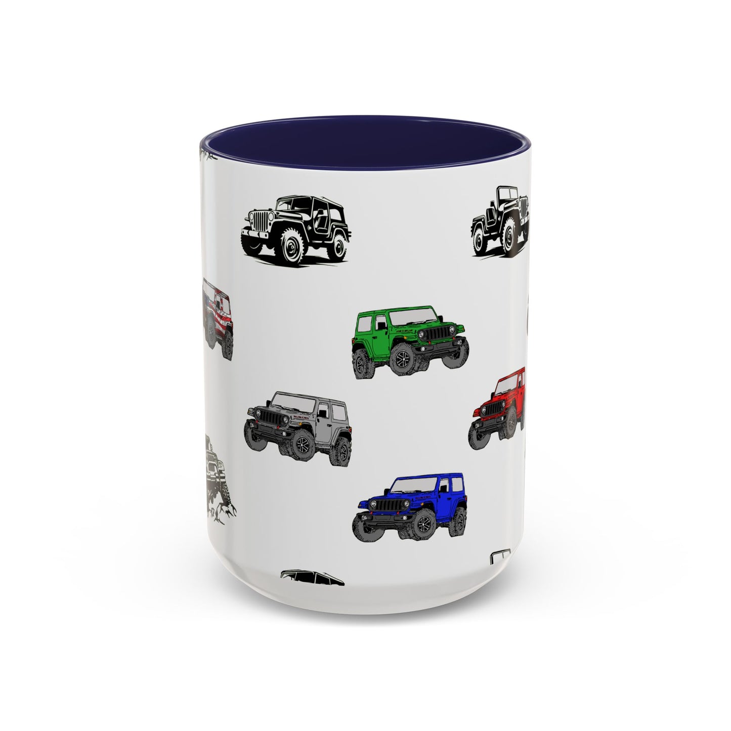 American 4x4 offroader Mug, Perfect for Coffee Lovers, Unique Gift Idea, Colorful Tea Cup, Vehicle Enthusiast Present, 11oz 15oz