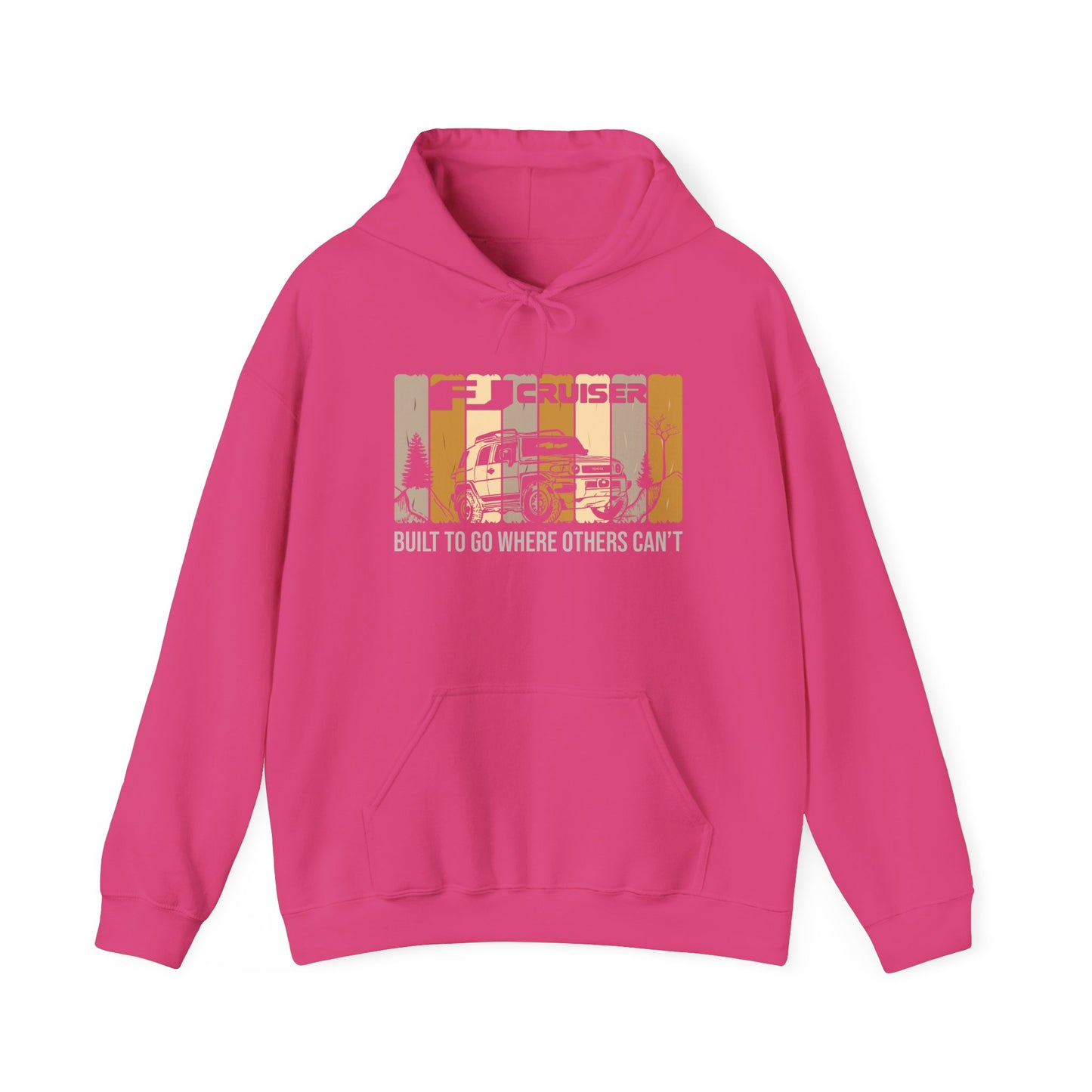 Fj Cruiser Overlanding Hoodie, Adventure Sweatshirt, Offroad Hooded Jumper, Camping Gift, Outdoor Clothing