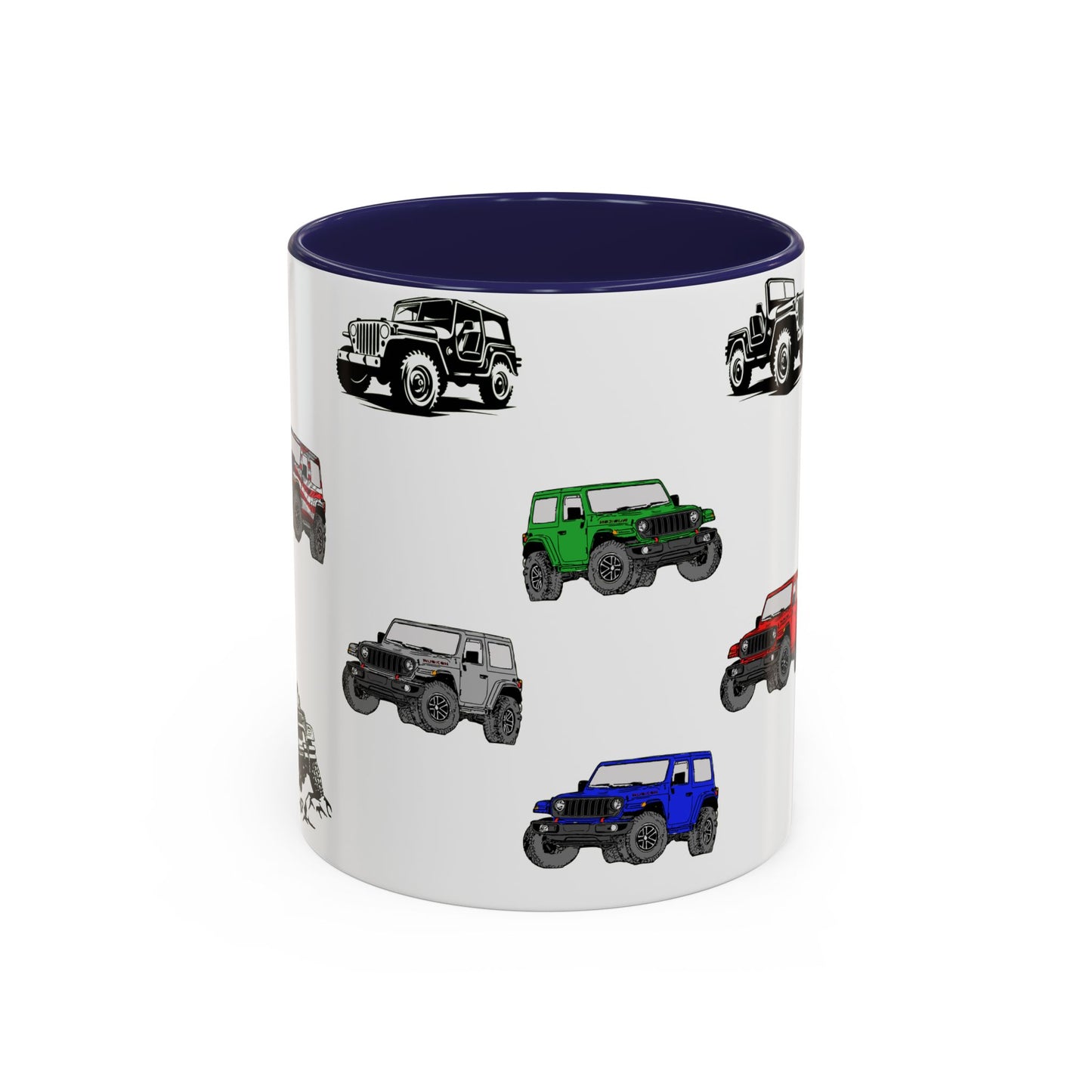 American 4x4 offroader Mug, Perfect for Coffee Lovers, Unique Gift Idea, Colorful Tea Cup, Vehicle Enthusiast Present, 11oz 15oz