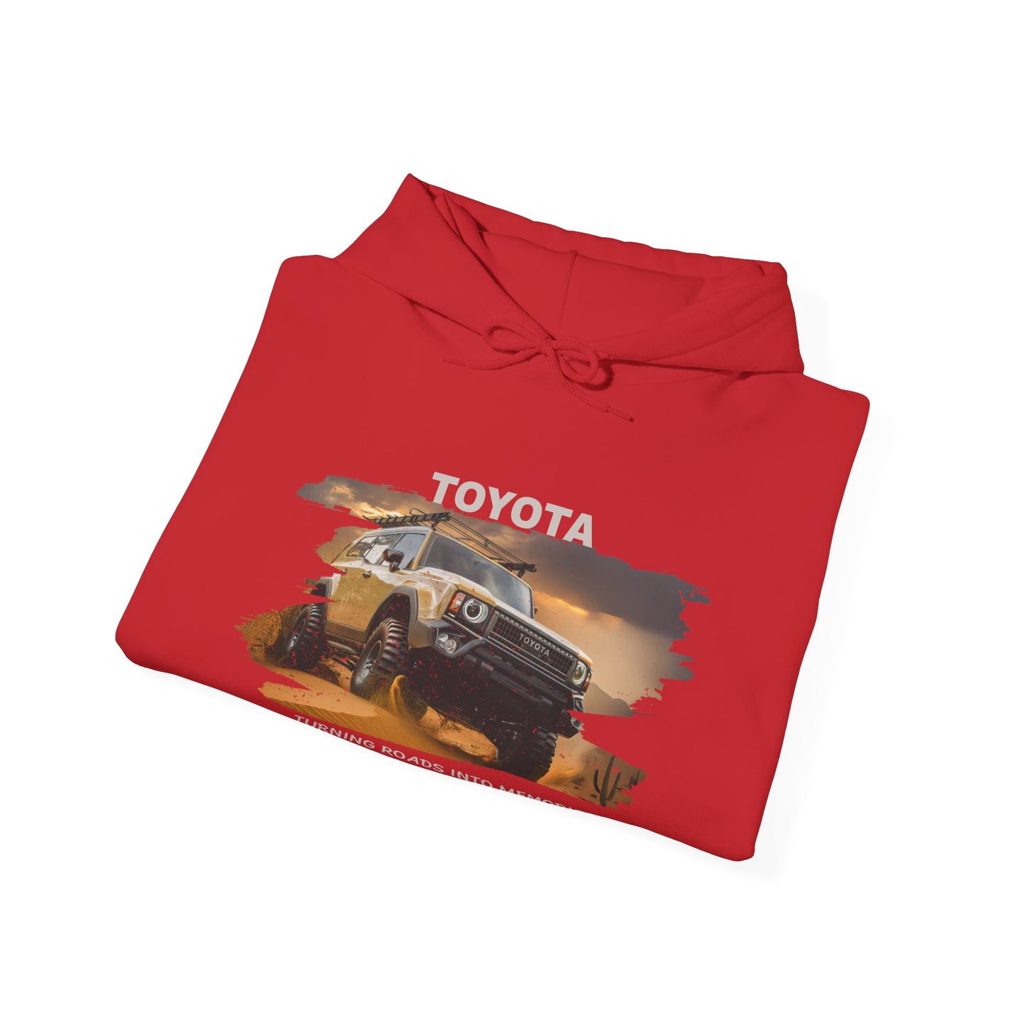 Toyota Overland Hoodie | Off road adventure jumper | 4x4 clothing | Landcruiser Prado |Unisex Heavy Blend™ Hooded Sweatshirt
