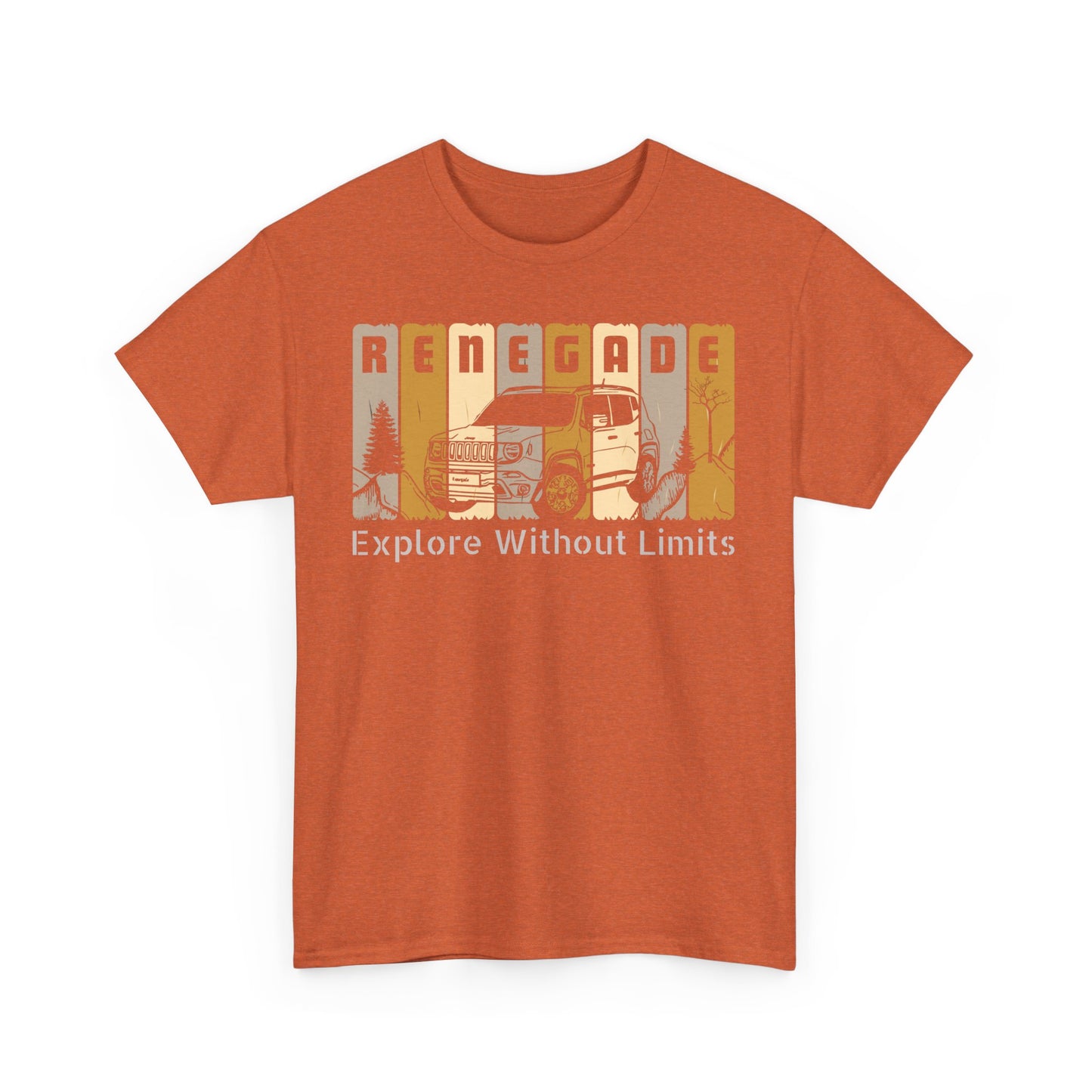 Jeep Renegade Tshirt - Explore without Limits, Unisex Tee Shirt, Adventure Gift, Off-Road Enthusiast Shirt, Explore Nature Shirt, Outdoor
