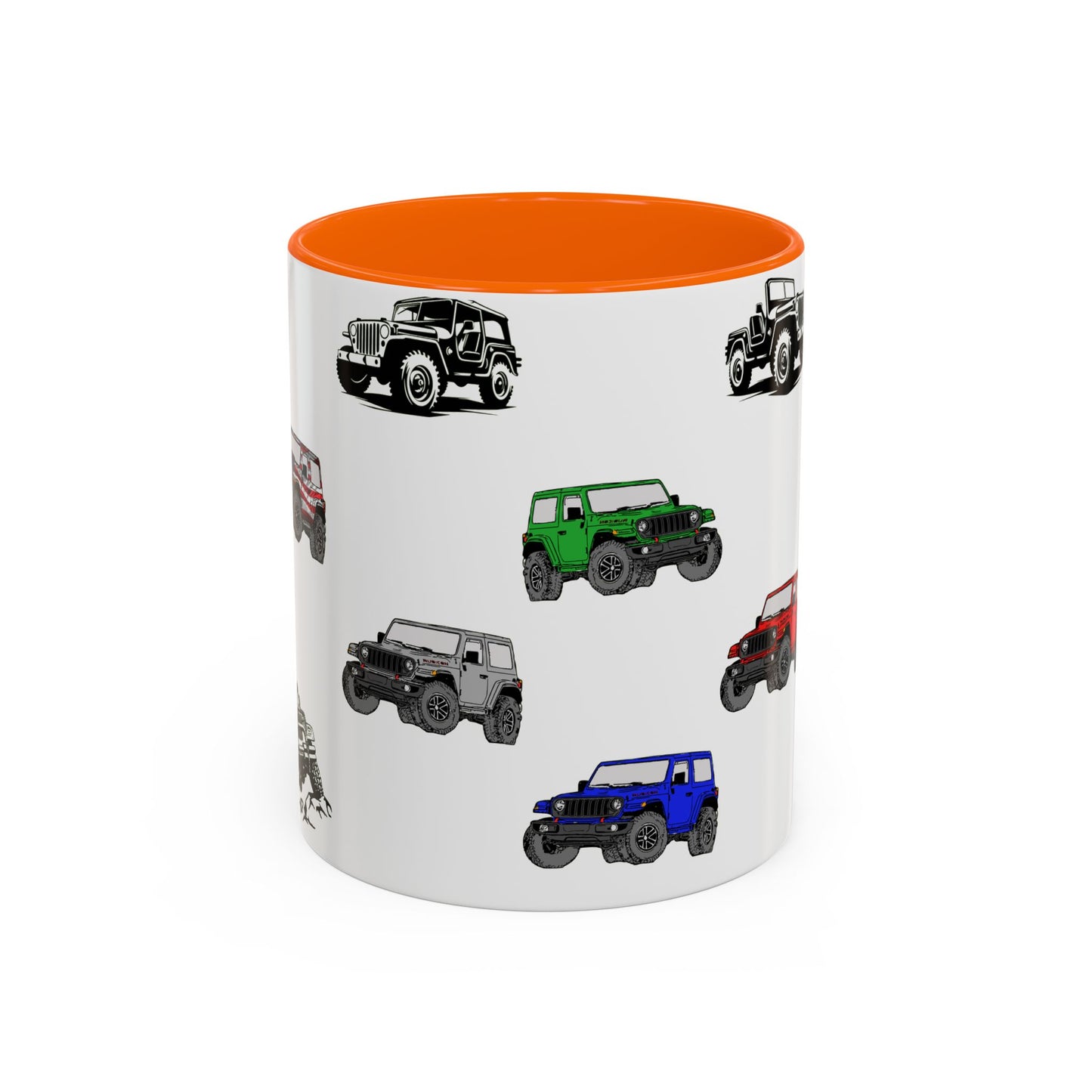 American 4x4 offroader Mug, Perfect for Coffee Lovers, Unique Gift Idea, Colorful Tea Cup, Vehicle Enthusiast Present, 11oz 15oz