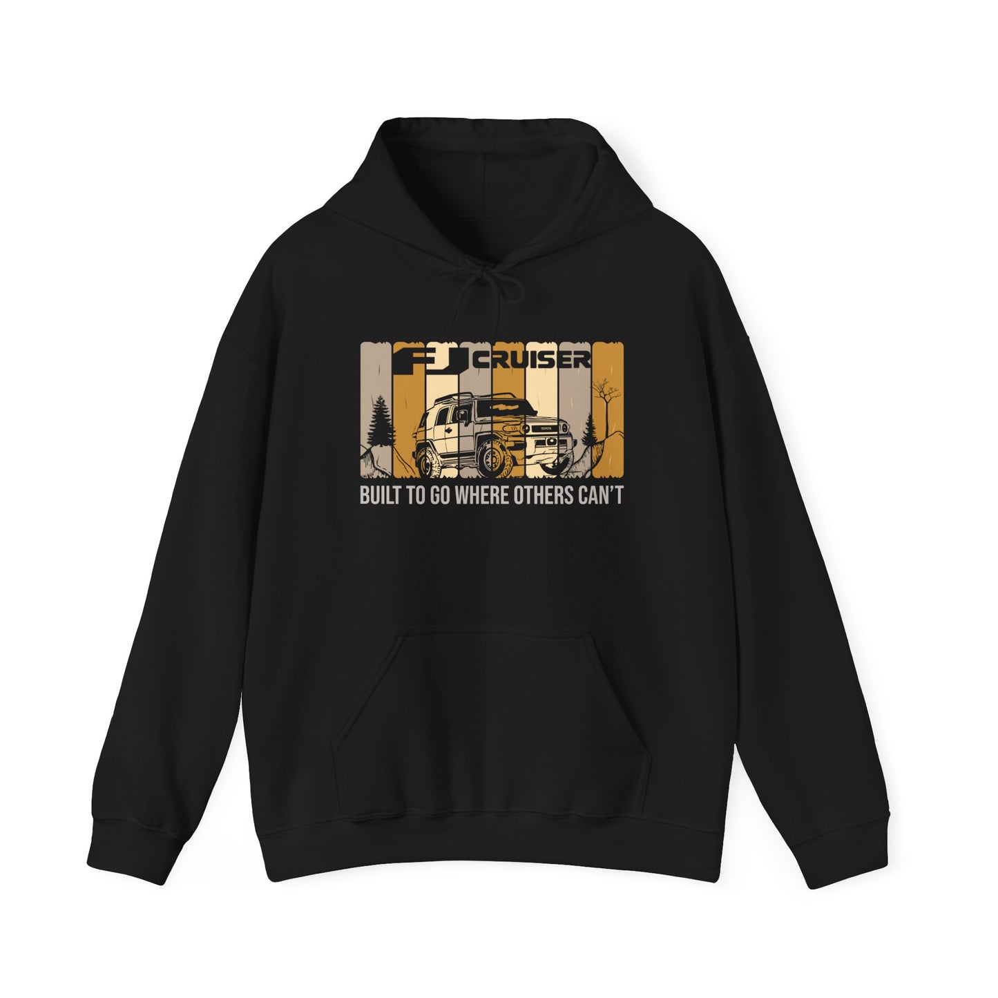 Fj Cruiser Overlanding Hoodie, Adventure Sweatshirt, Offroad Hooded Jumper, Camping Gift, Outdoor Clothing