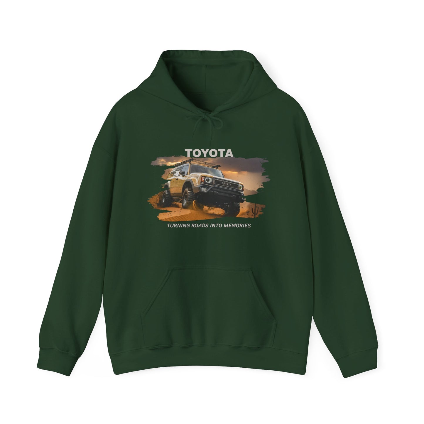 Toyota Overland Hoodie | Off road adventure jumper | 4x4 clothing | Landcruiser Prado |Unisex Heavy Blend™ Hooded Sweatshirt