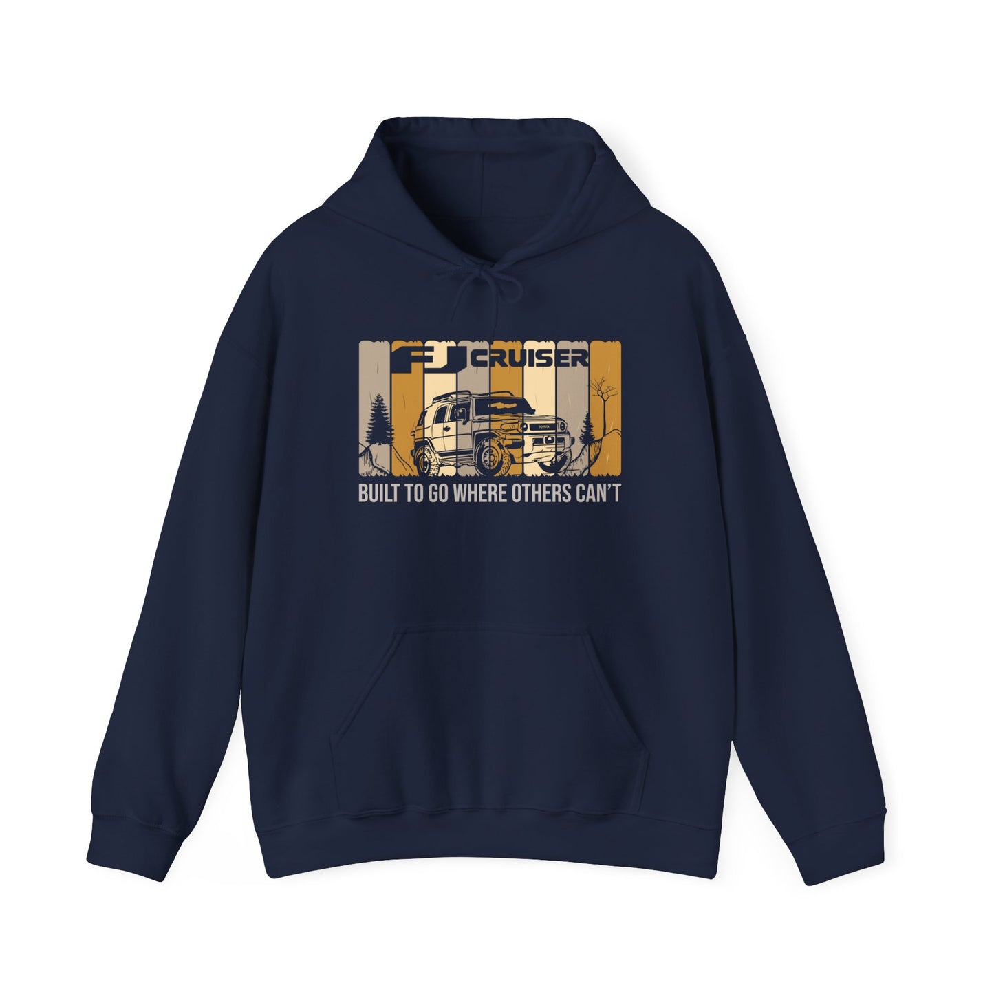 Fj Cruiser Overlanding Hoodie, Adventure Sweatshirt, Offroad Hooded Jumper, Camping Gift, Outdoor Clothing