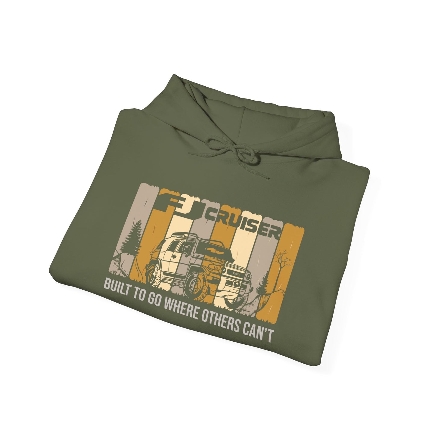 Fj Cruiser Overlanding Hoodie, Adventure Sweatshirt, Offroad Hooded Jumper, Camping Gift, Outdoor Clothing