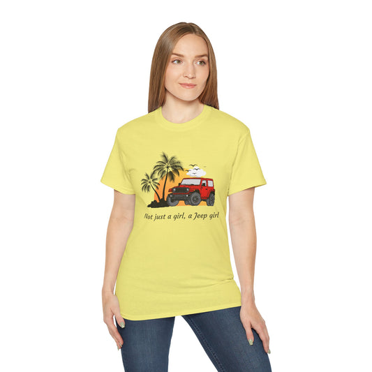 American 4x4 Girl T-Shirt for Off-Road Enthusiasts and Outdoor Lovers