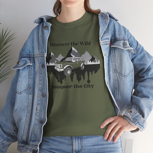 Ford Bronco Heritage Edition Unisex Tee, Vintage SUV Urban Rural Adventure Shirt, Off Road Enthusiast Gift, Retro Graphic Tee, Car