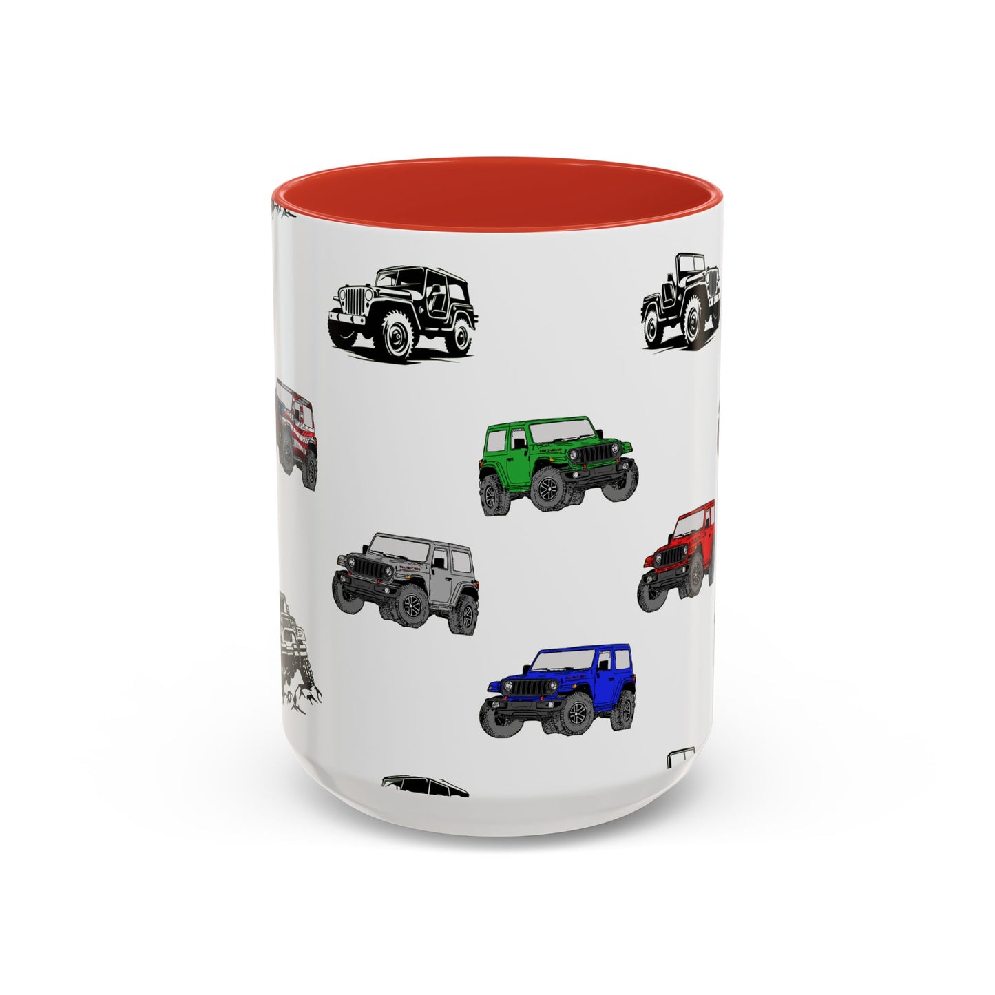 American 4x4 offroader Mug, Perfect for Coffee Lovers, Unique Gift Idea, Colorful Tea Cup, Vehicle Enthusiast Present, 11oz 15oz