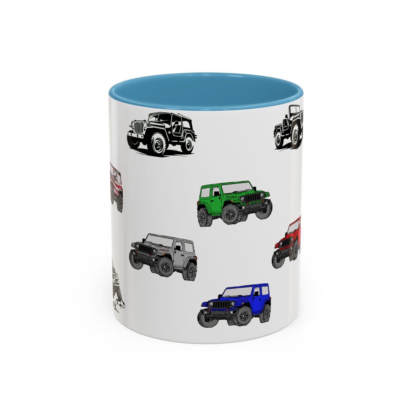 American 4x4 offroader Mug, Perfect for Coffee Lovers, Unique Gift Idea, Colorful Tea Cup, Vehicle Enthusiast Present, 11oz 15oz