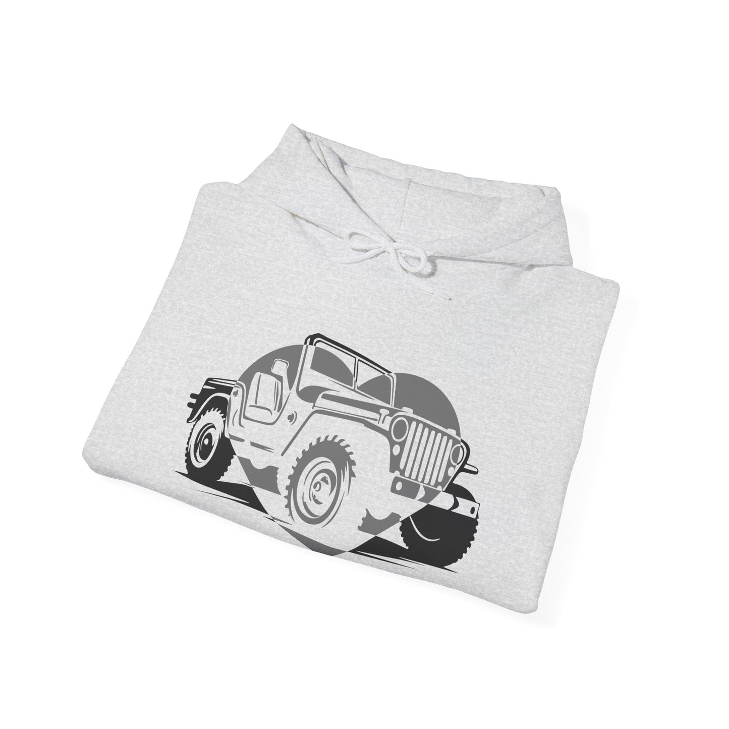 Jeep Love Heart Unisex Hoodie Sweatshirt, Jeep Gift for Women, Offroad Enthusiast Pullover, Car Lover Apparel, Jeep Mom Jumper, Vehicle