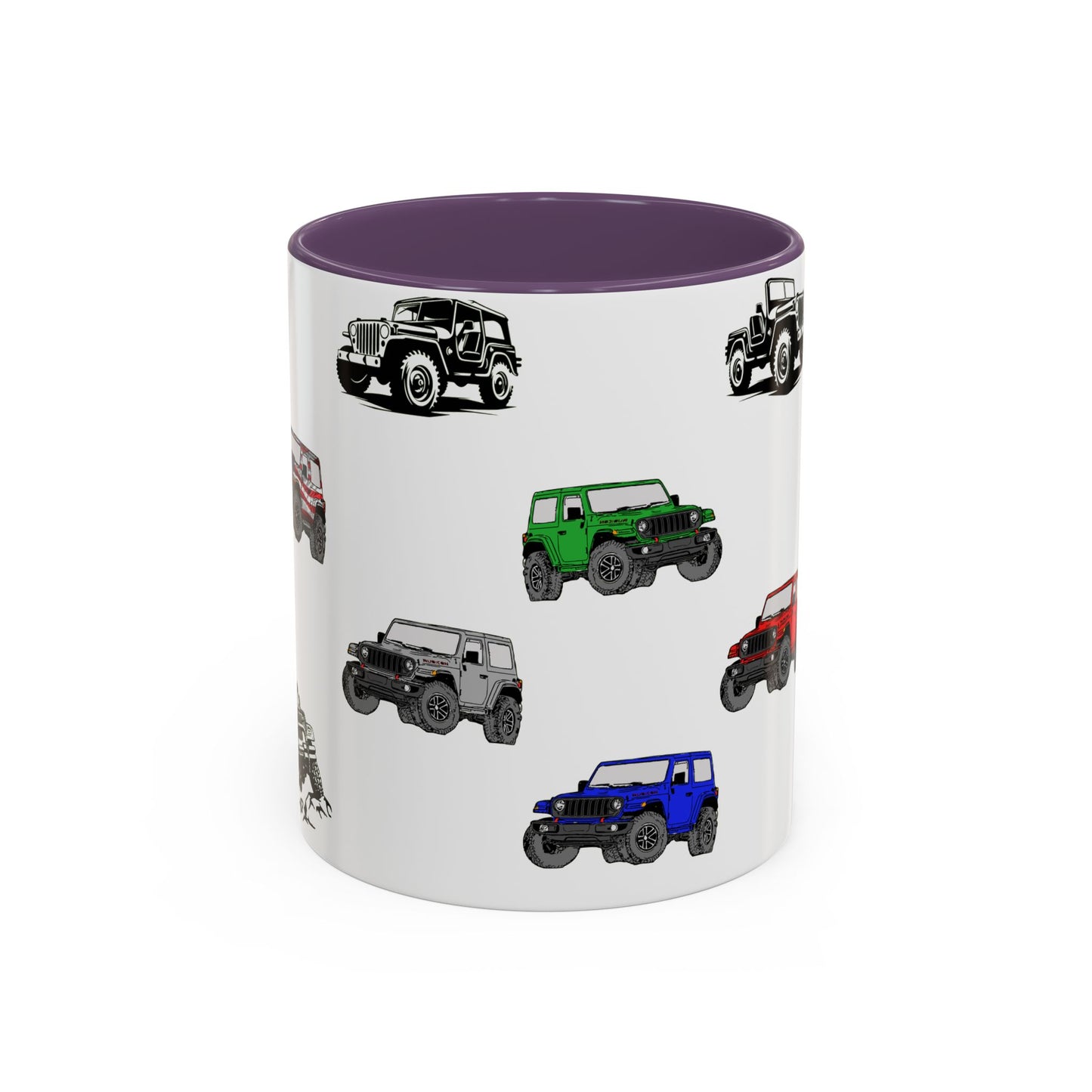 American 4x4 offroader Mug, Perfect for Coffee Lovers, Unique Gift Idea, Colorful Tea Cup, Vehicle Enthusiast Present, 11oz 15oz