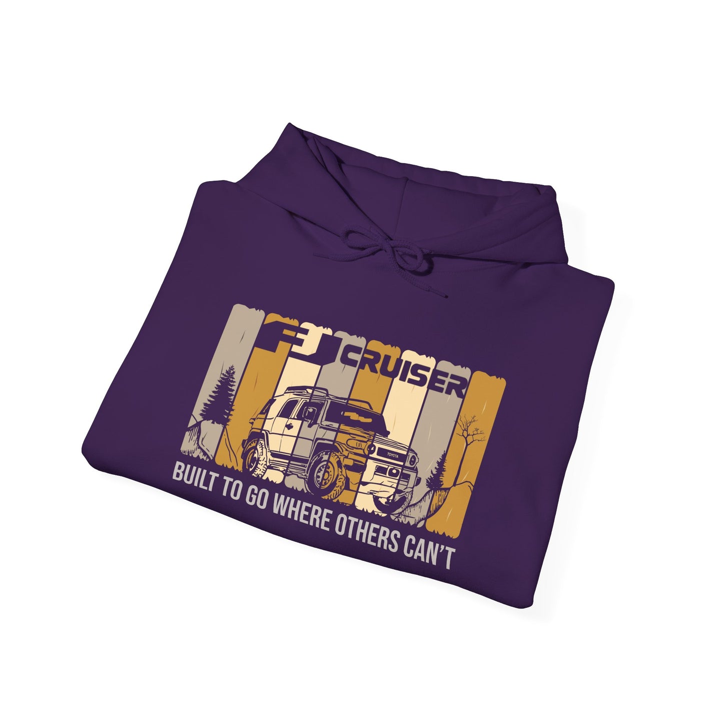 Fj Cruiser Overlanding Hoodie, Adventure Sweatshirt, Offroad Hooded Jumper, Camping Gift, Outdoor Clothing