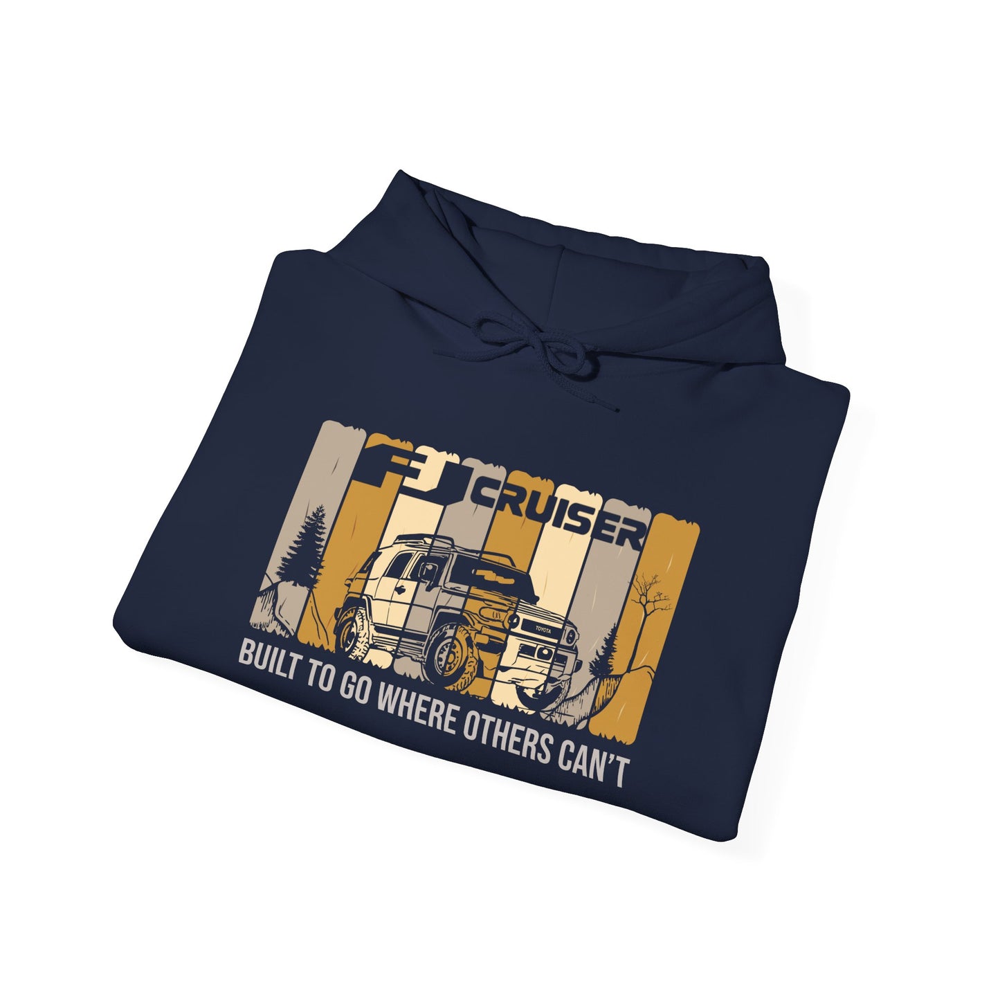 Fj Cruiser Overlanding Hoodie, Adventure Sweatshirt, Offroad Hooded Jumper, Camping Gift, Outdoor Clothing