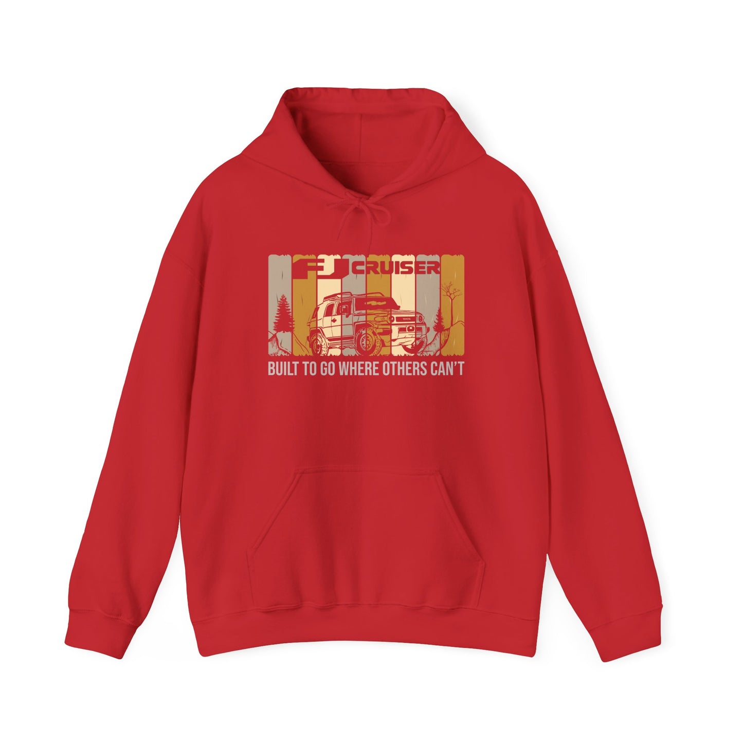 Fj Cruiser Overlanding Hoodie, Adventure Sweatshirt, Offroad Hooded Jumper, Camping Gift, Outdoor Clothing
