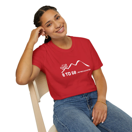 0 to 60 Jokes Overlanding - Unisex Softstyle T-Shirt