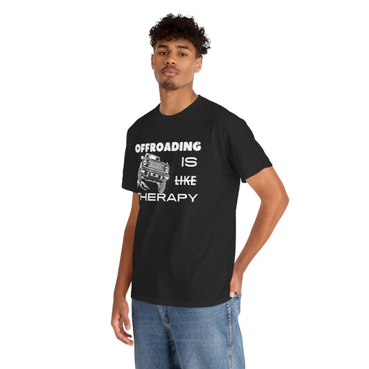 Offroading is Therapy - Enthusiast T-Shirt, Ford Bronco Tee, Adventure Quote Shirt, Outdoor Lover Gift, Unisex Cotton Top