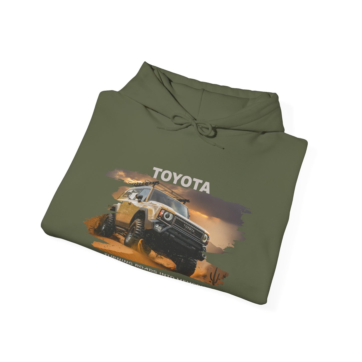 Toyota Overland Hoodie | Off road adventure jumper | 4x4 clothing | Landcruiser Prado |Unisex Heavy Blend™ Hooded Sweatshirt