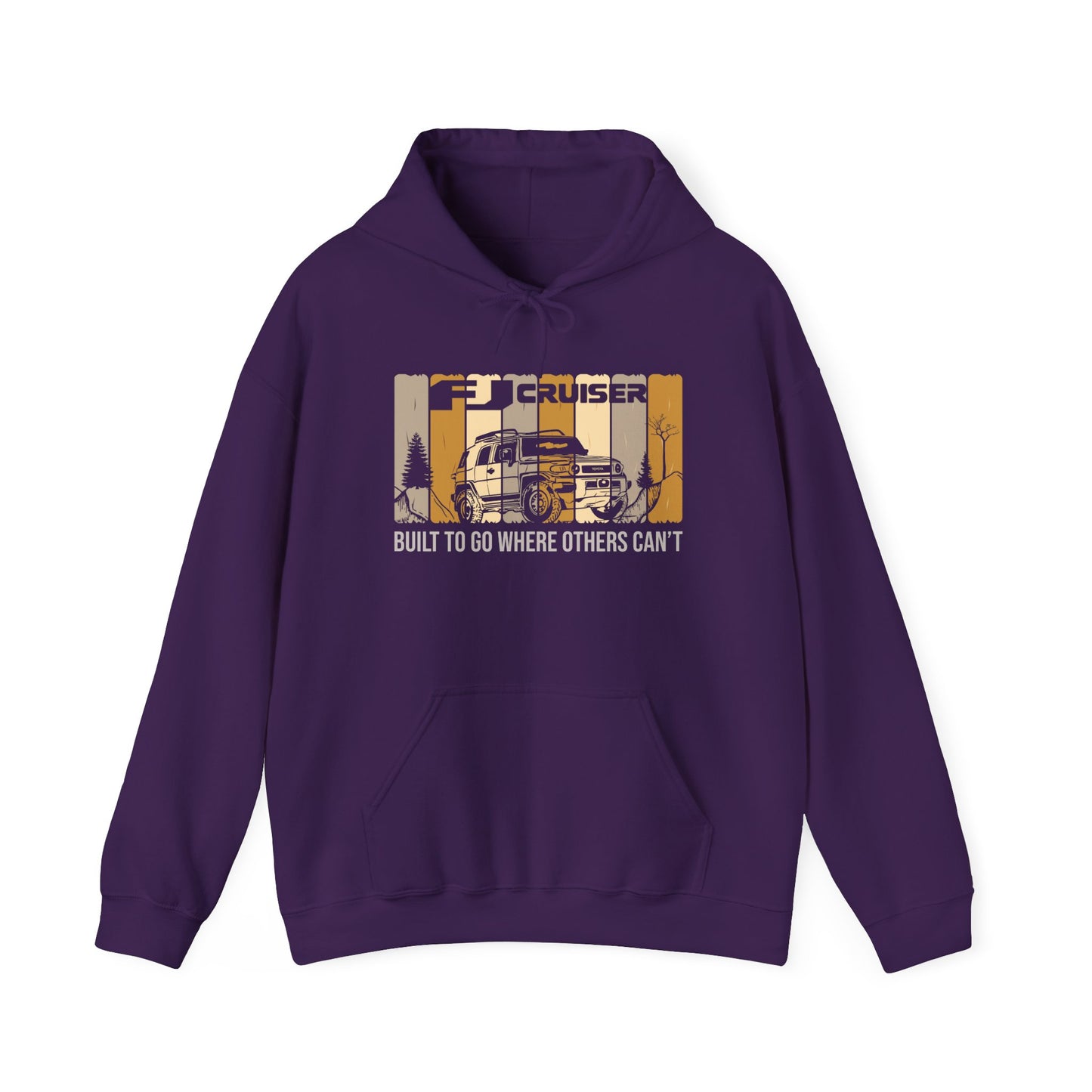 Fj Cruiser Overlanding Hoodie, Adventure Sweatshirt, Offroad Hooded Jumper, Camping Gift, Outdoor Clothing